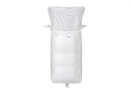 FIBC 87x87x156cm, SWL 1250 kg, SF 5:1, unbeschichtet, Schürze, Auslauf
