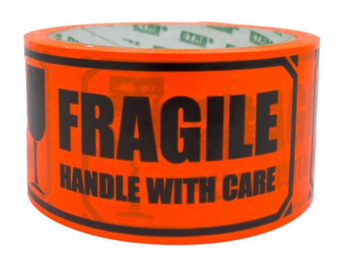 Advarselsbånd - Fragile/Handle with care