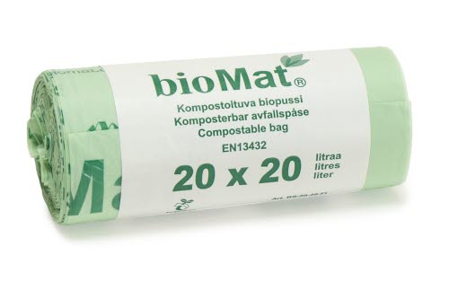 Biomat-pussi 420*520mm, 17µ 20L