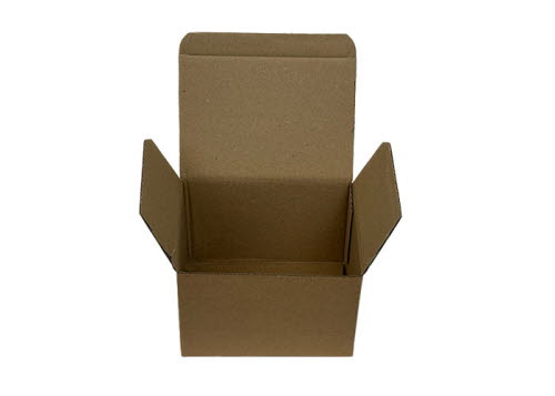 Postkarton Automatik 180x130x125mm braun