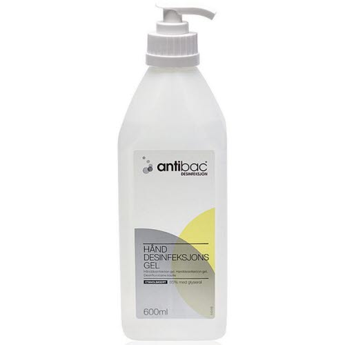Hånddesinfeksjon ANTIBAC 85% Gel 0,6L